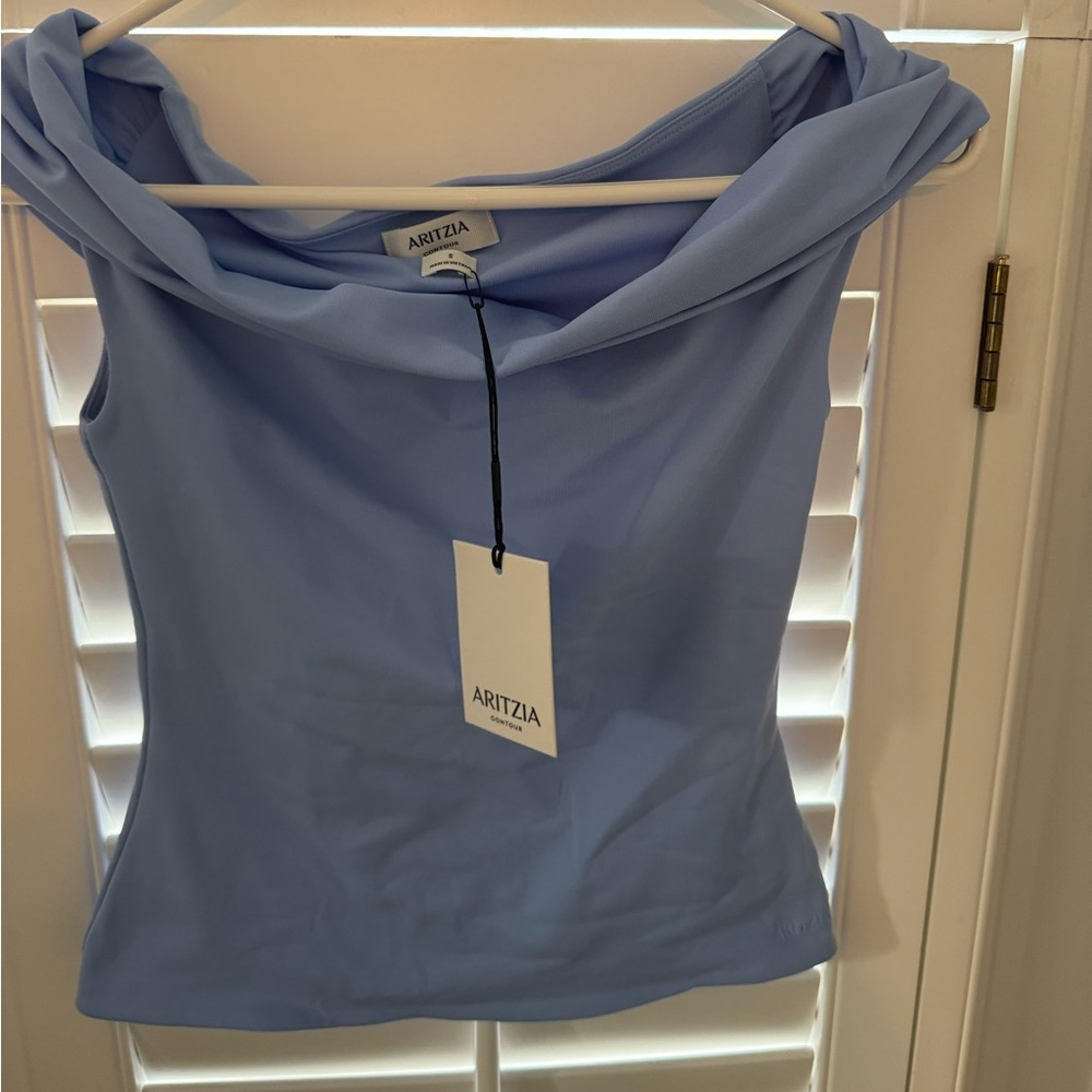 Aritzia blue women’s top NWT
